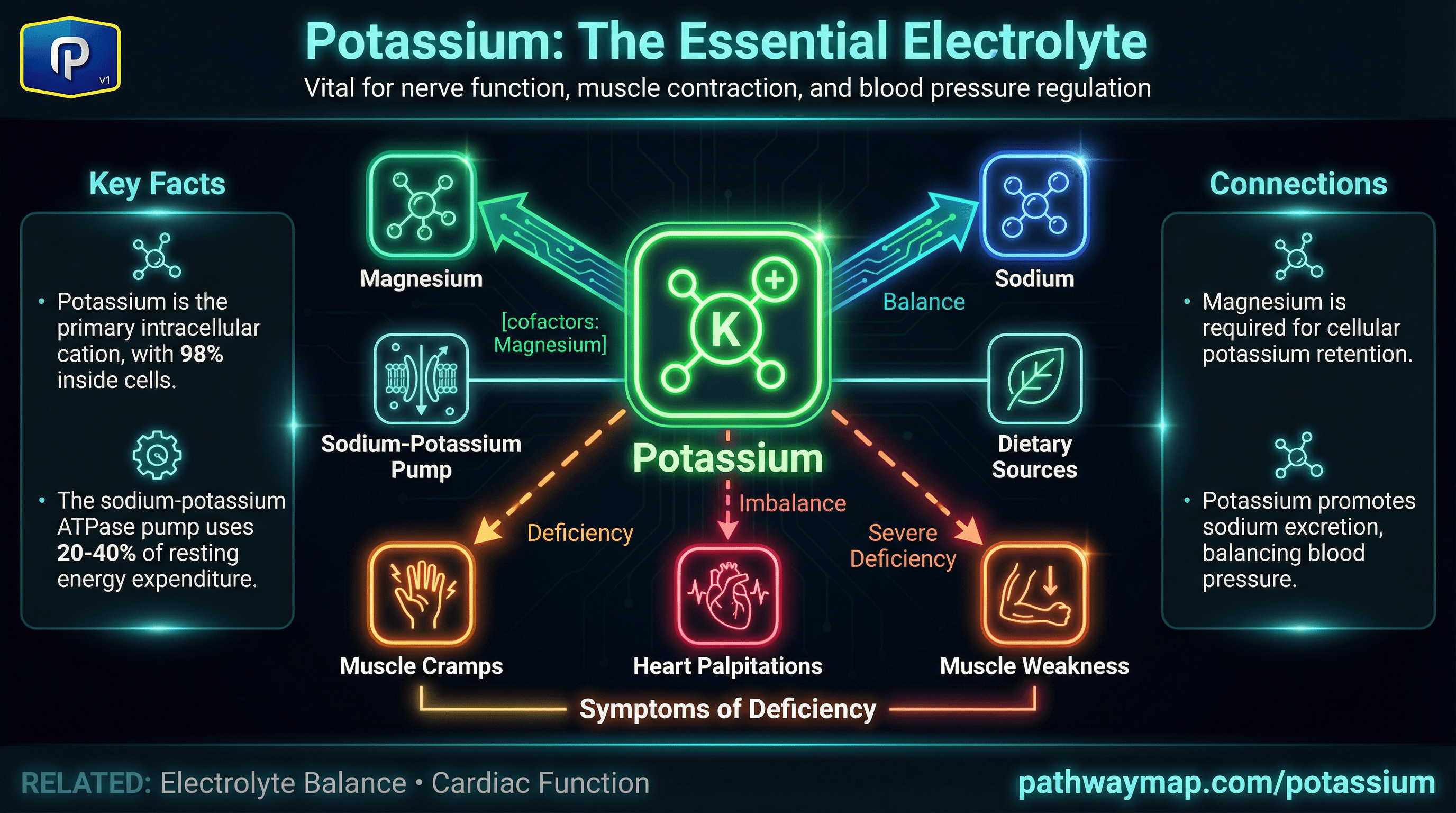 Potassium function and regulation